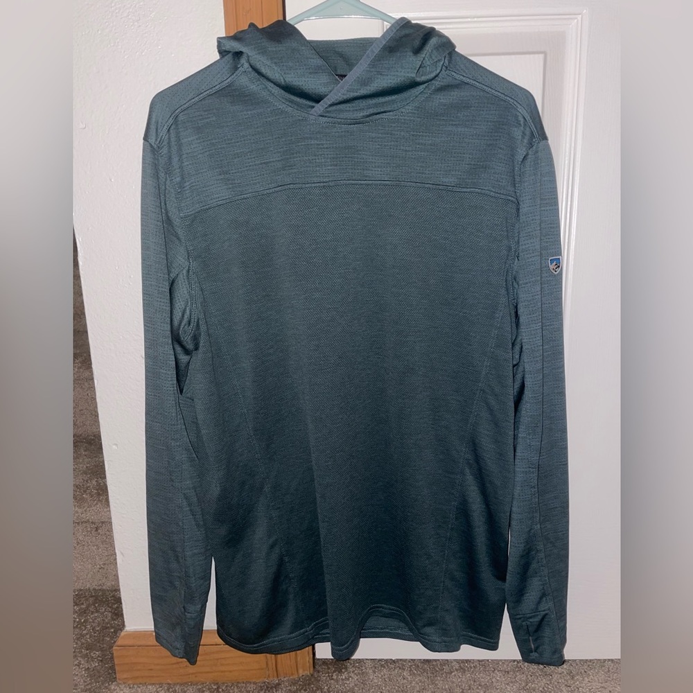 Kuhl long sleeve hooded shirt size Large